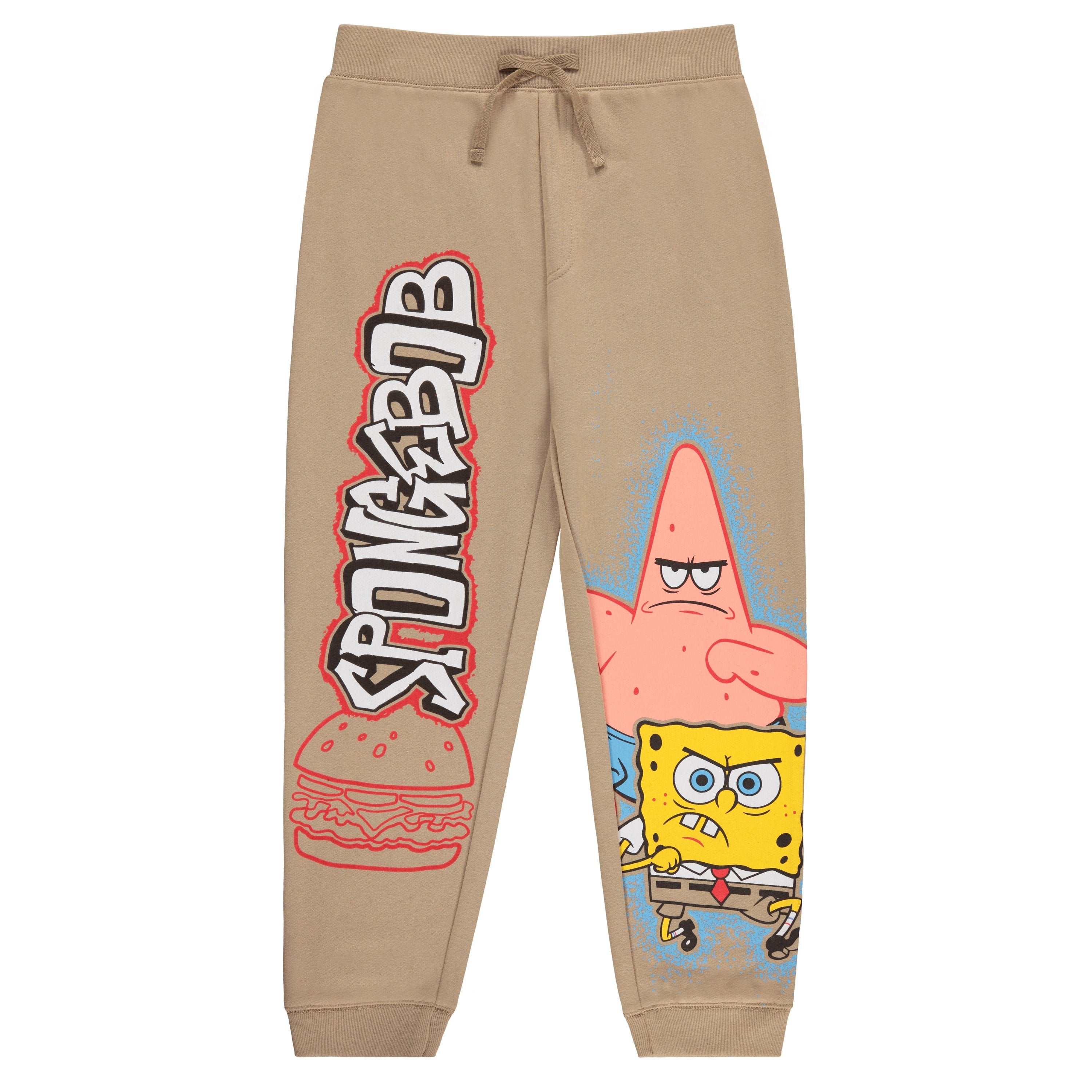SpongeBob SquarePants Boys Hooded Pullover Hoodie and Jogger Sweatpants Set, Little and Big Boys Sizes 4-20