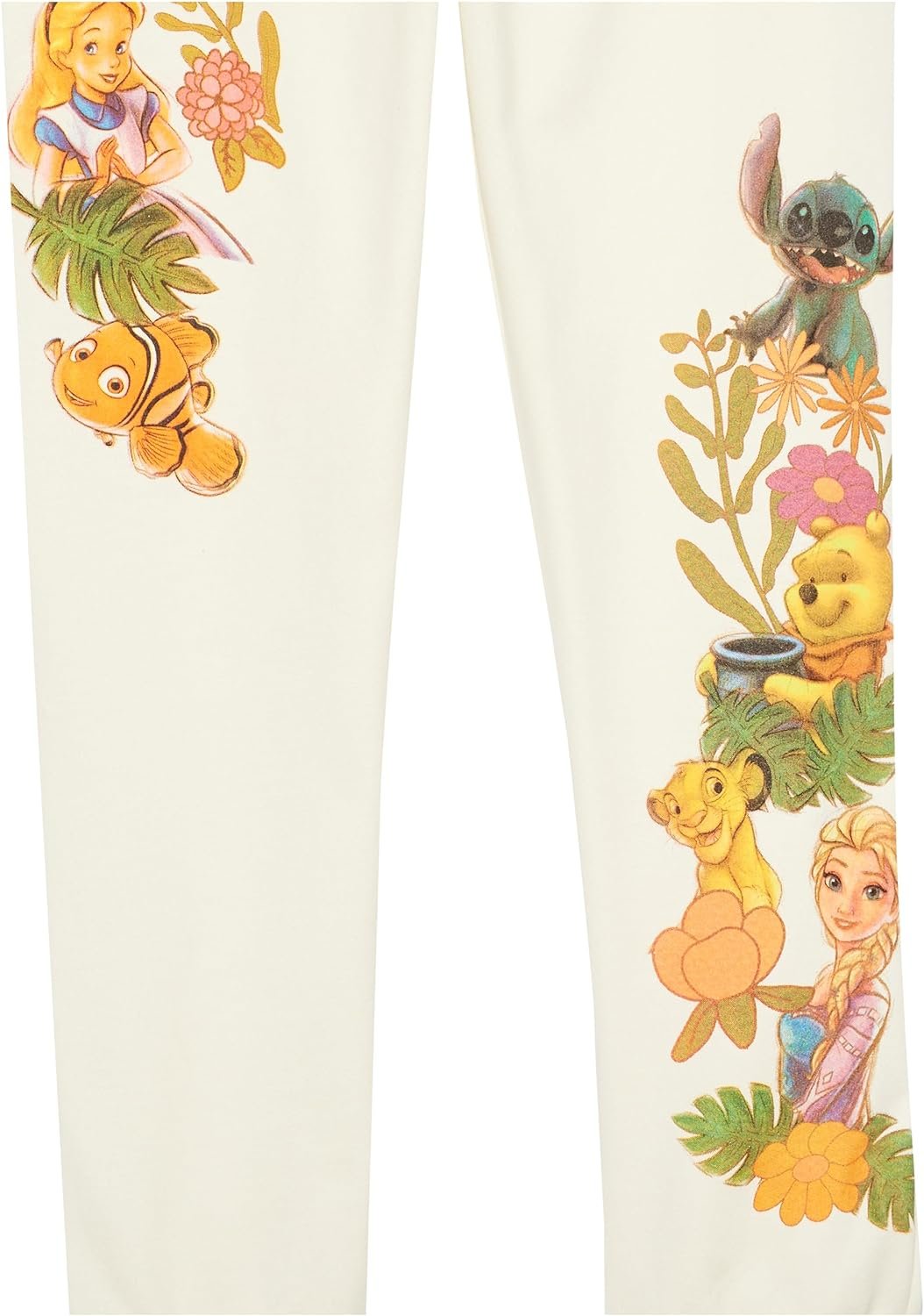 Disney Girls D100 Character Fleece Sweatshirt & Jogger Set - Mickey, Minnie, Stitch, Elsa, Mirabel - Girls 4-16