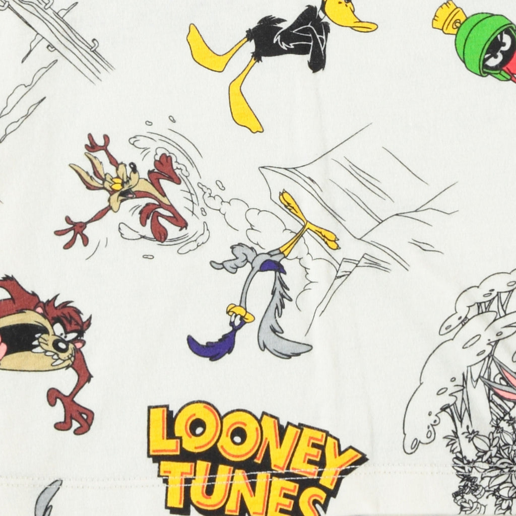 Looney Tunes Boys Short Sleeve T-Shirt - All Over Print T-Shirt Bugs Bunny, Taz, Daffy Duck and Friends