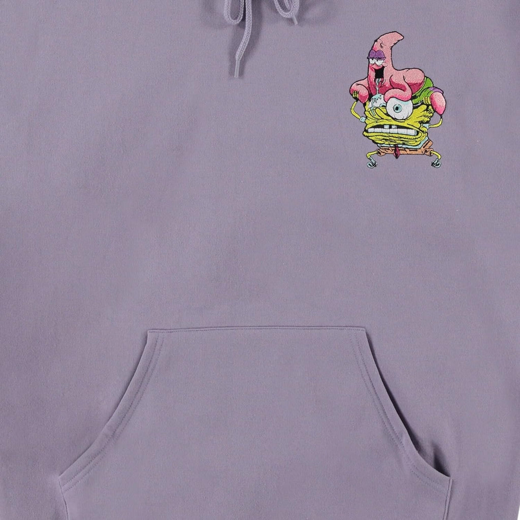 SpongeBob SquarePants Premium Men's Hoodie: Luxurious Embroidery and Puff Ink Logos