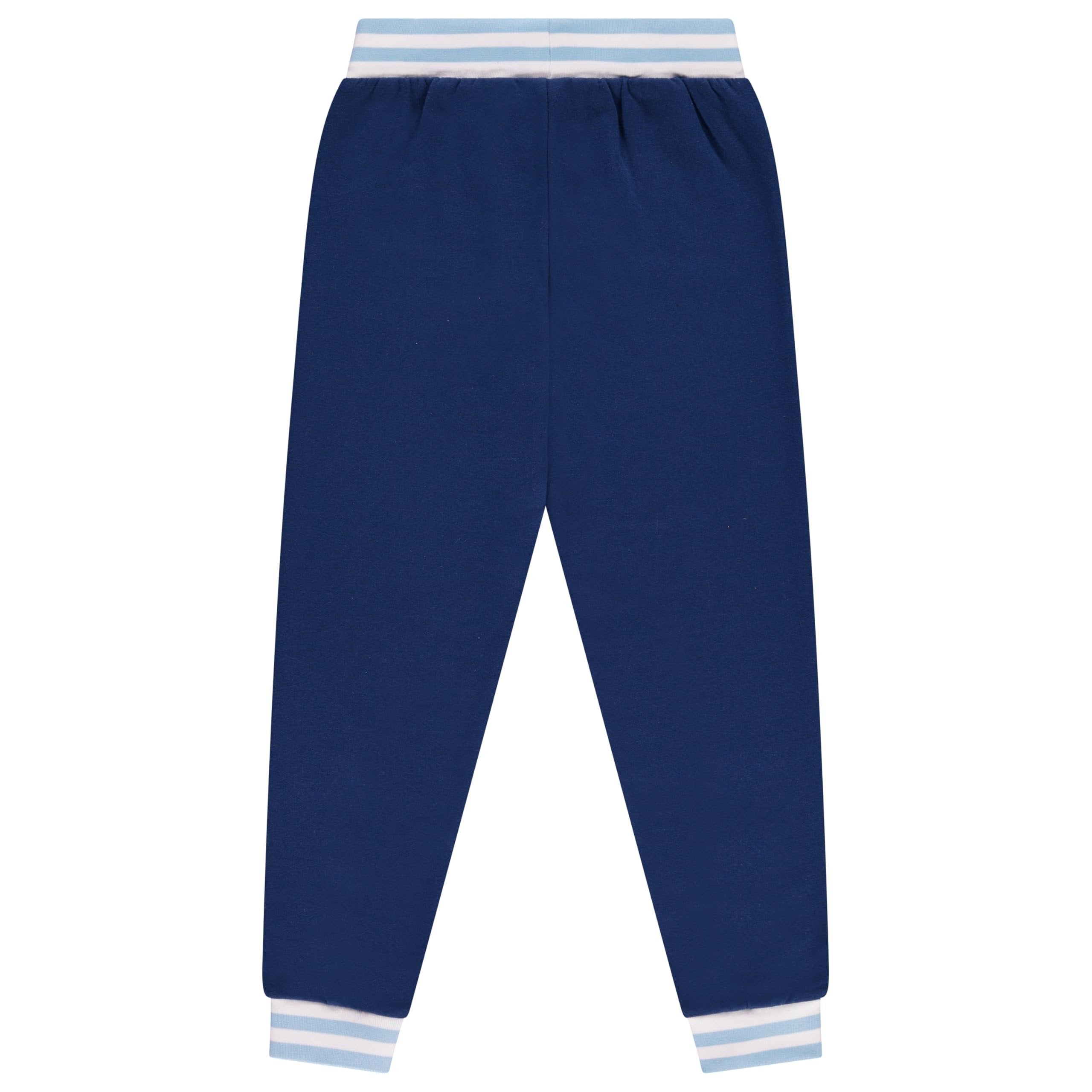 Sonic The Hedgehog Boys Varsity Jacket, T-Shirt and Jogger Sweatpants 3-Piece Outfit Set- Sizes 4-12