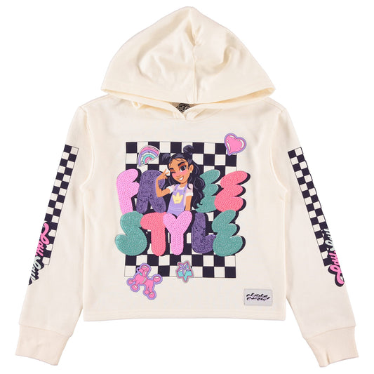 Nickelodeon That Girl Lay Lay Girls Free Style Hoodie -That Girl LAYLAY Skimmer Pullover Hoodie- Sizes 4-16