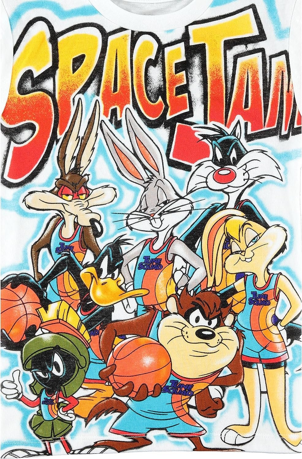 Space Jam A New Legacy Boys Short Sleeve T-Shirt- Looney Tunes Tune Squad Bugs Bunny Group T-Shirt