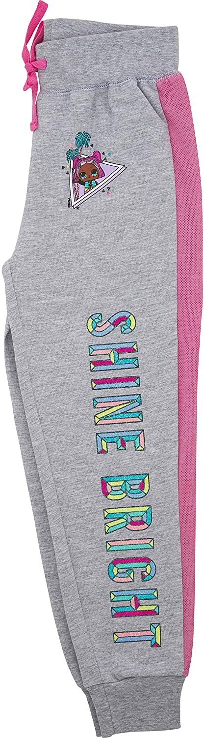 L.O.L. Surprise! Girls' Graphic Hoodie, Top and Jogger Legging, 3-Piece Athleisure Outfit Set - Girls 4-16