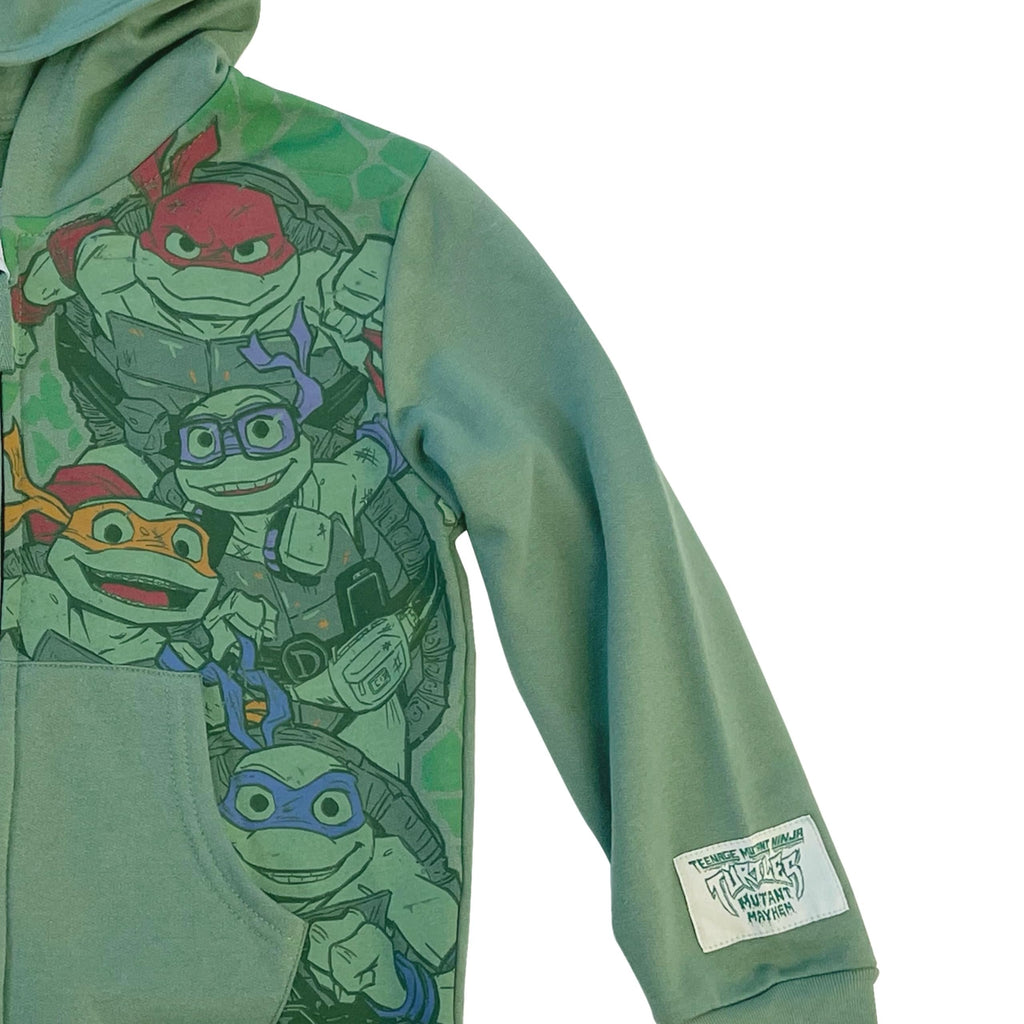 Teenage Mutant Ninja Turtles Boys Hoodie- Leonardo, Michelangelo, Donatello and Raphael Sizes 4-7