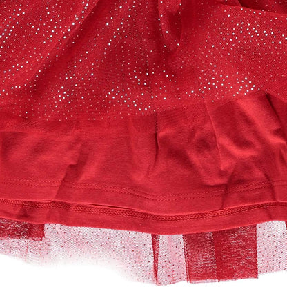 Disney Girls Red Minnie Mouse Dress- Minnie Mouse Tulle Tutu Dress- Sizes 4-16