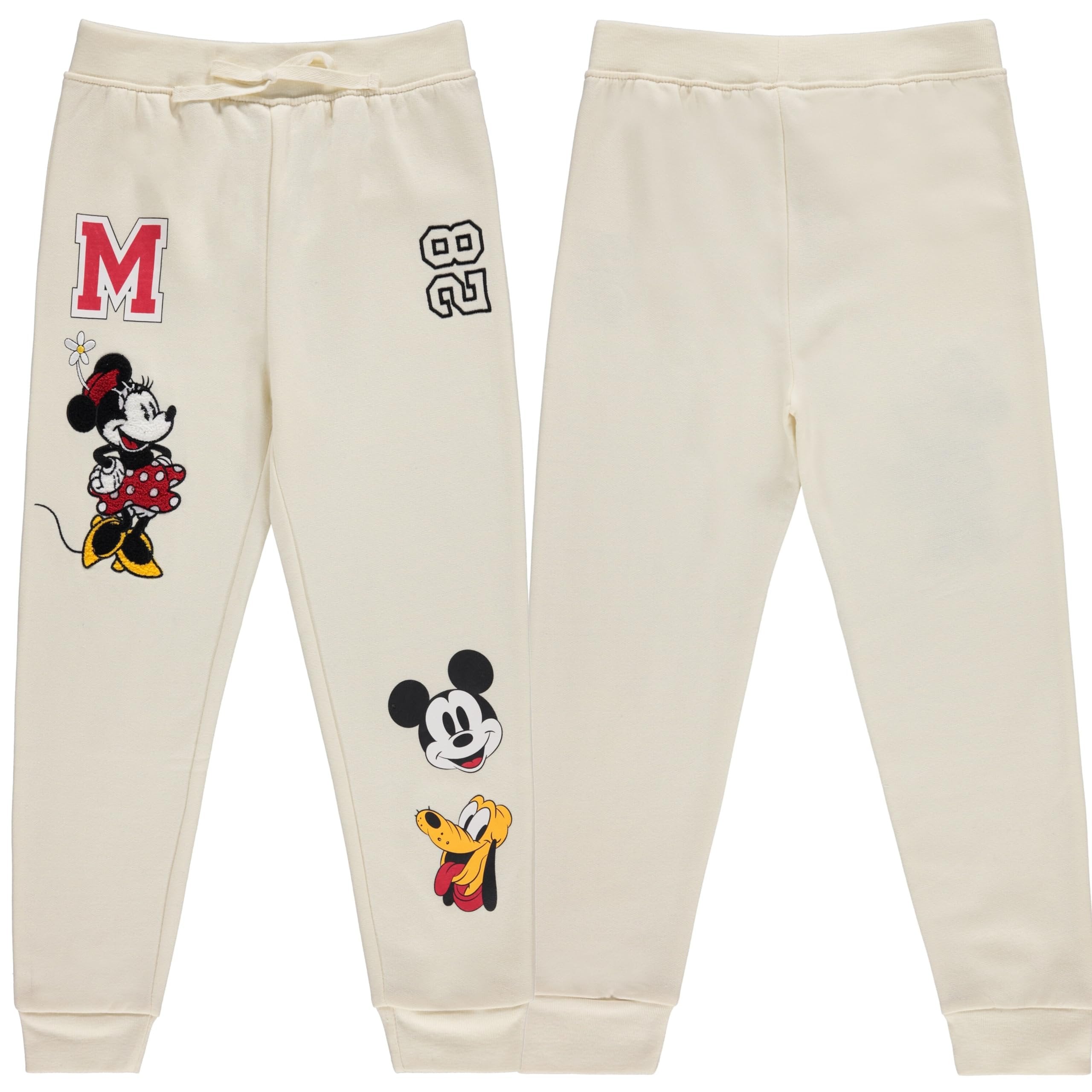 Disney Girls Lilo and Stitch Jogger Sweatpants with Minnie Mouse & Disney Princesses, Little and Big Girls Sizes 4-16