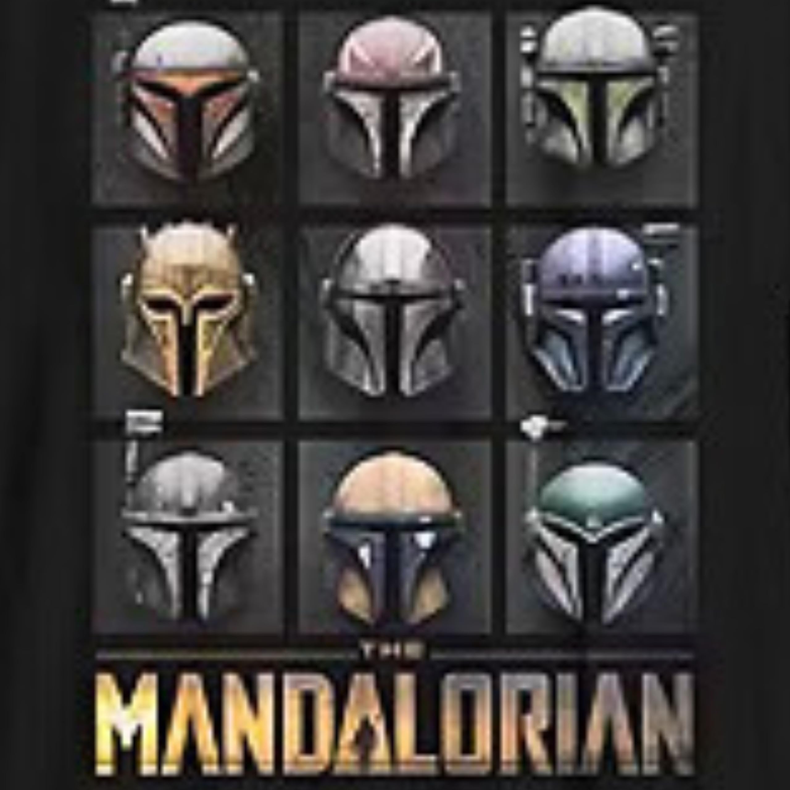STAR WARS Boys' Darth Vader & Mandalorian Short Sleeve Crewneck T-Shirt – Sizes XS-XL