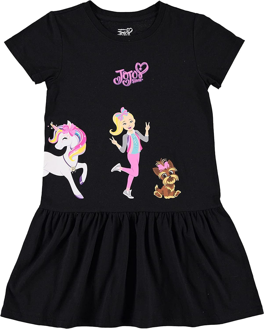 JoJo Siwa Girls' Jersey Dress -Sizes XS-XL