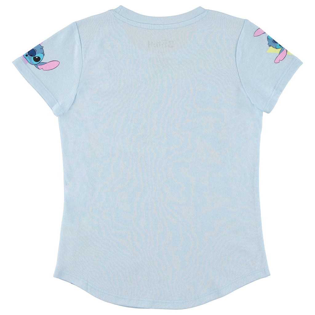 Disney Lilo and Stitch Girls Short Sleeve T-Shirt- Stitch Girls Tee Sizes 4-16