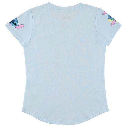 Disney Lilo and Stitch Girls Short Sleeve T-Shirt- Stitch Girls Tee Sizes 4-16