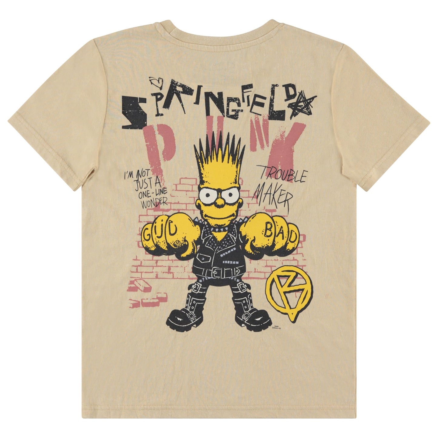 Boys Bart Simpson Baseball Jersey T-Shirt - Little and Big Boys Sizes 4-20