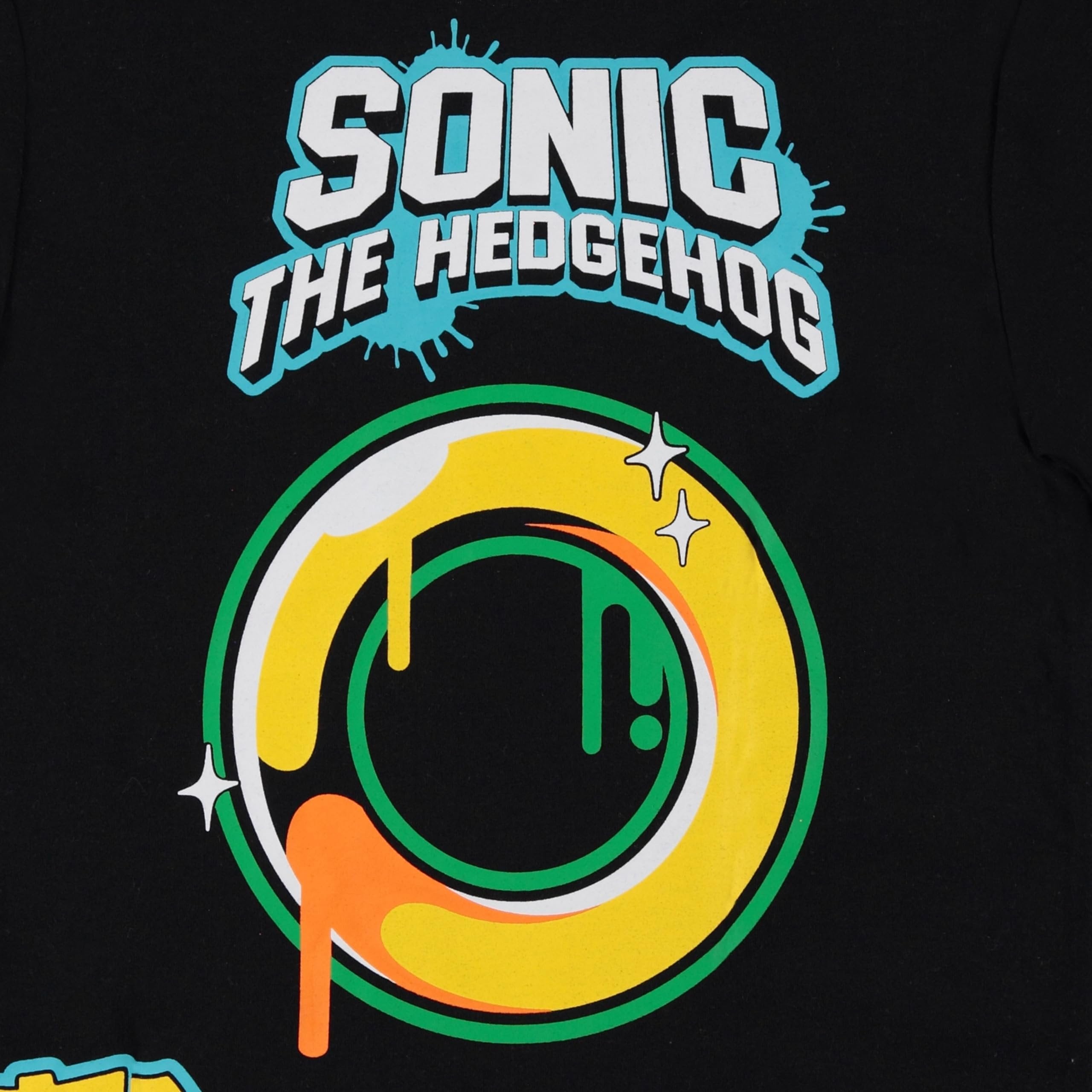Boys Sonic the Hedgehog T-Shirt Sega Graphic Short Sleeve Crewneck Tee Little Big Boys