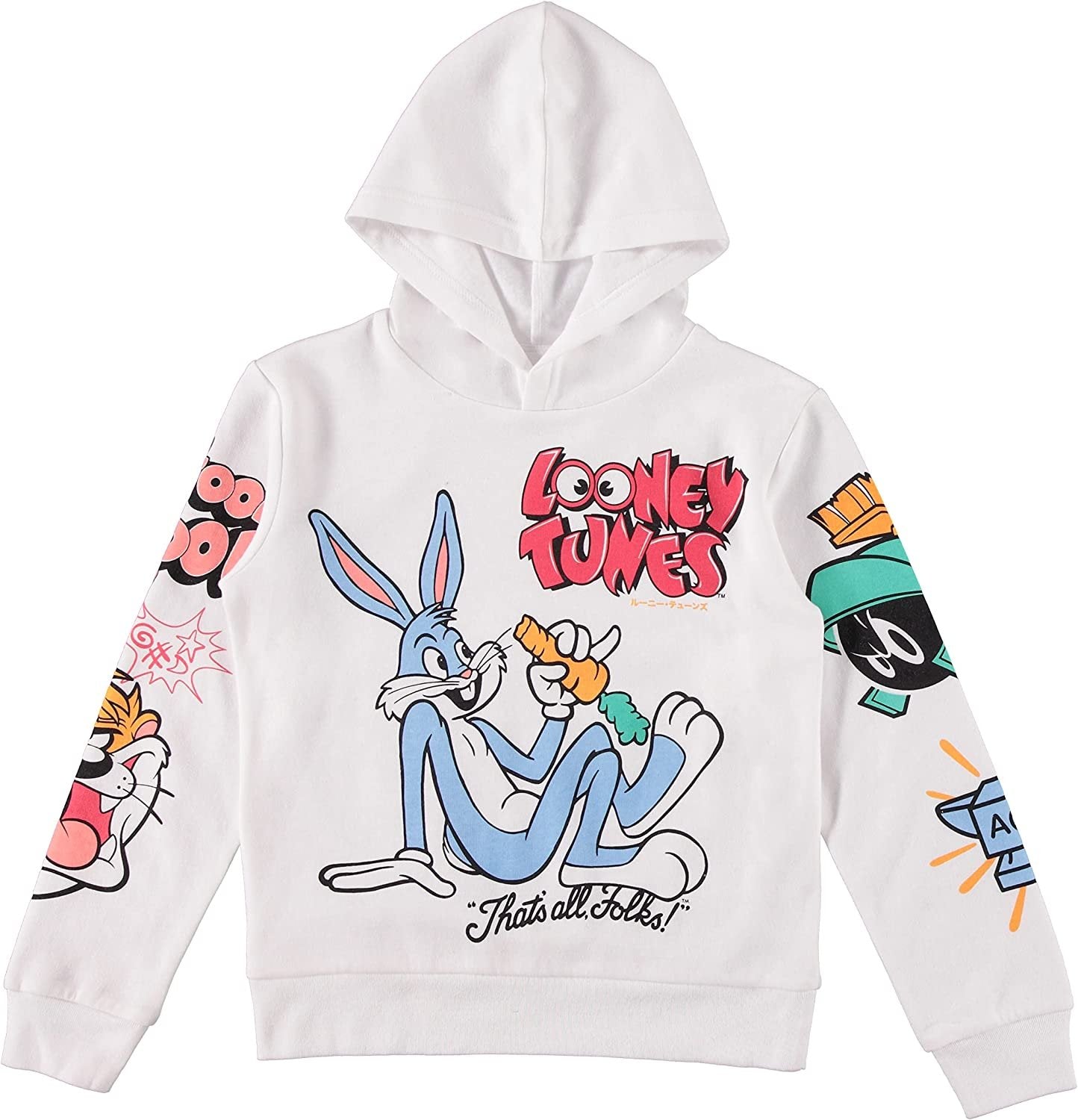 LOONEY TUNES Boys Hoodie and Jogger Pants 2-Piece Outfit Set- Boys Sizes 4-16