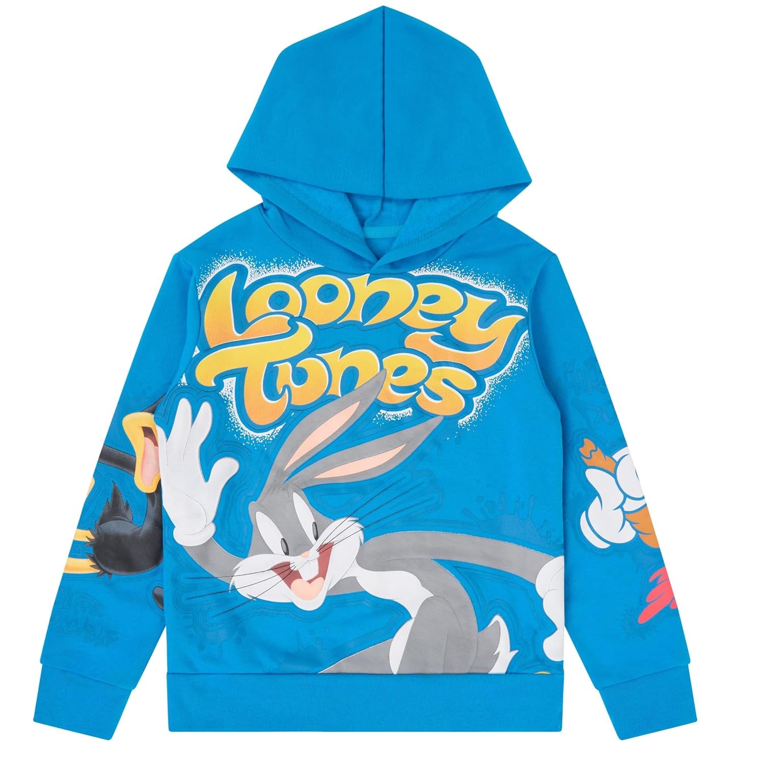 LOONEY TUNES Boys Hoodie and Jogger Pants 2-Piece Outfit Set- Boys Sizes 4-16
