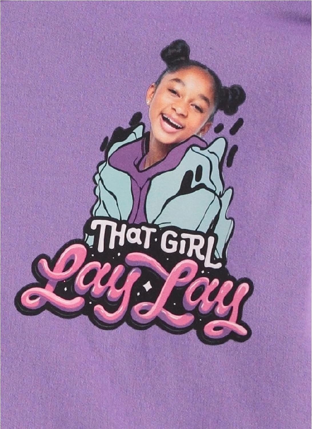 Nickelodeon Girls That Girl Lay Lay Pullover Hoodie and Jogger Sweatpants Clothing Set - Little and Big Girl Sizes 4-16