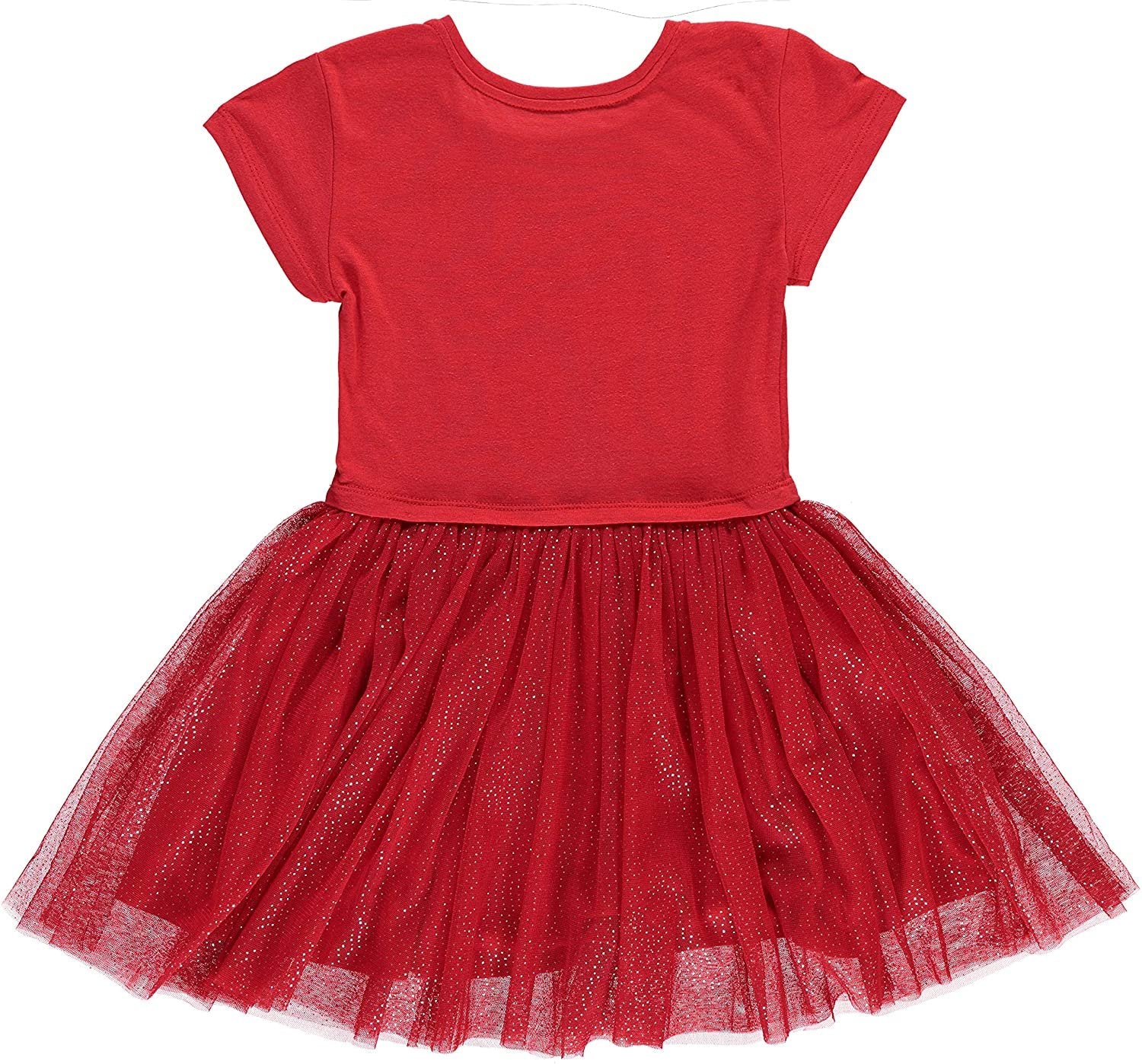 Disney Girls Red Minnie Mouse Dress- Minnie Mouse Tulle Tutu Dress- Sizes 4-16