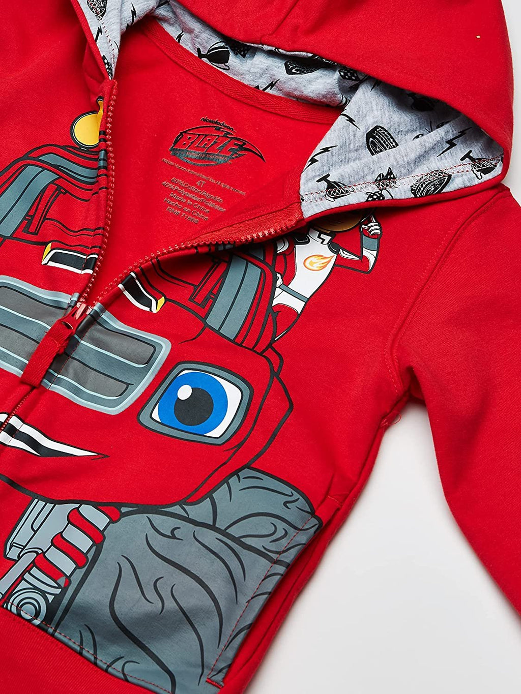 Nickelodeon Boys' Toddler Monster Machines Lets Blaze Hoodie