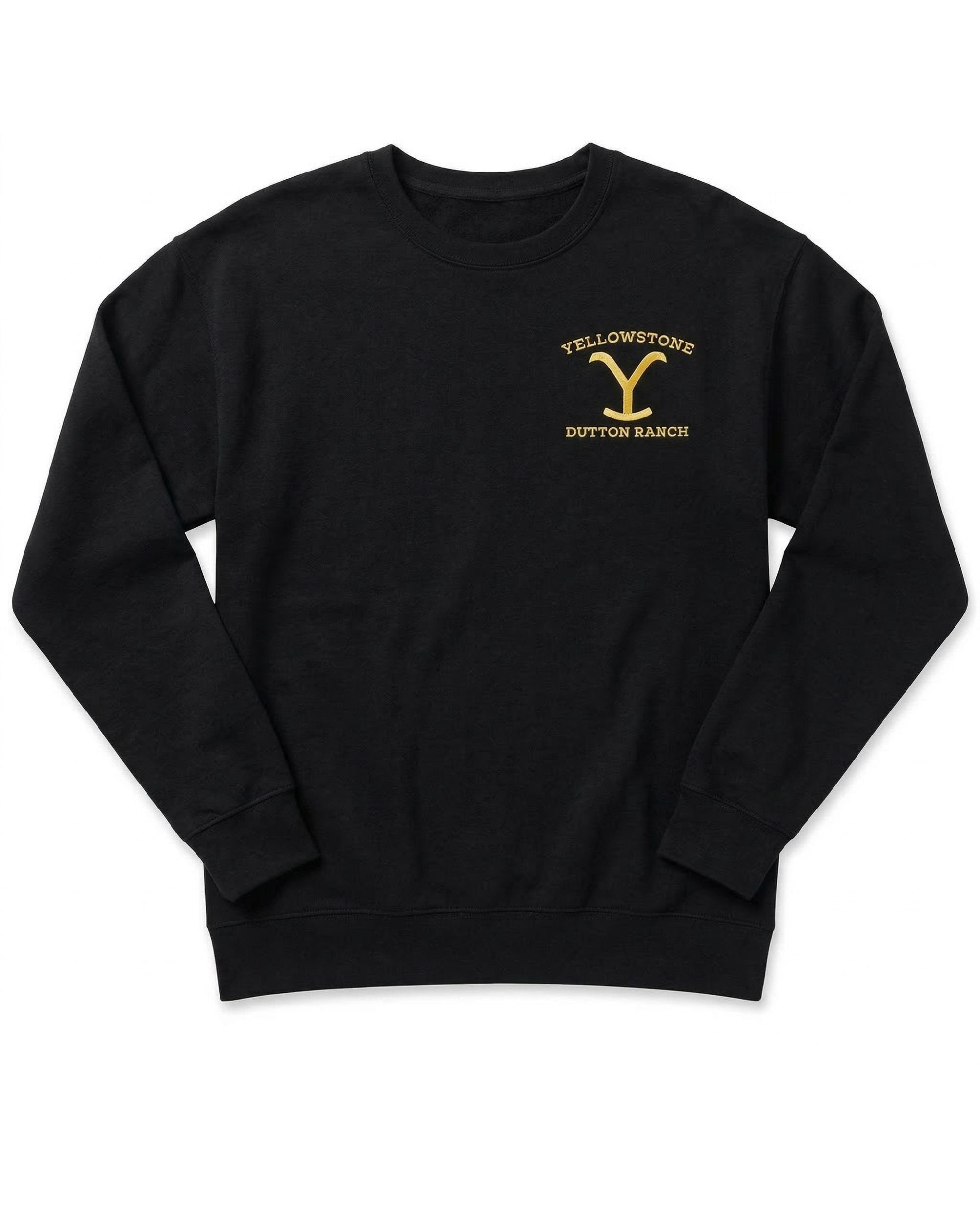 Yellowstone Dutton Ranch Adult Sweatshirt Embroidered Western Graphic Fleece Pullover Hoodie Unisex