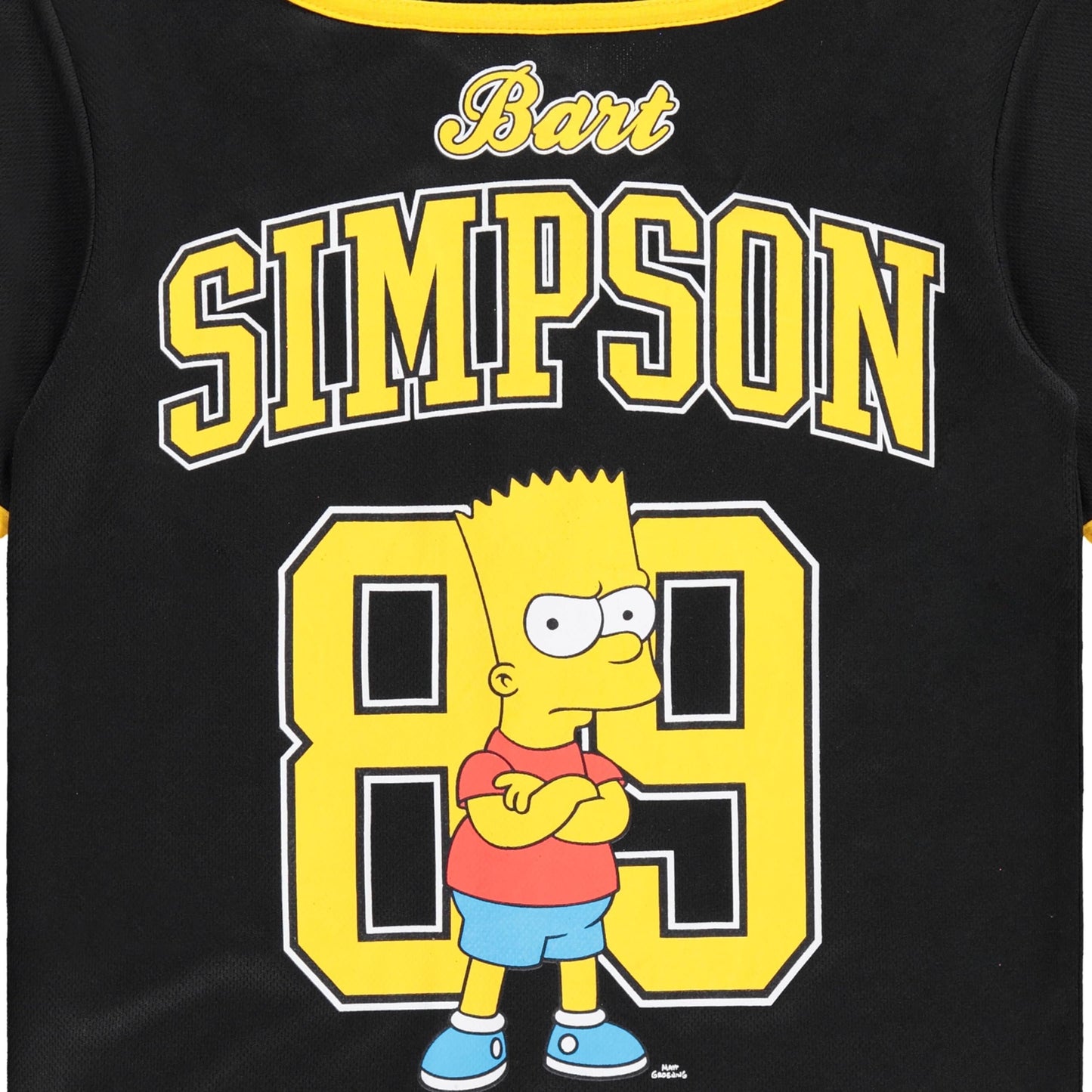 Boys Bart Simpson Baseball Jersey Shirt and Shorts Clothing Set- Little and Big Boys Sizes 4-20