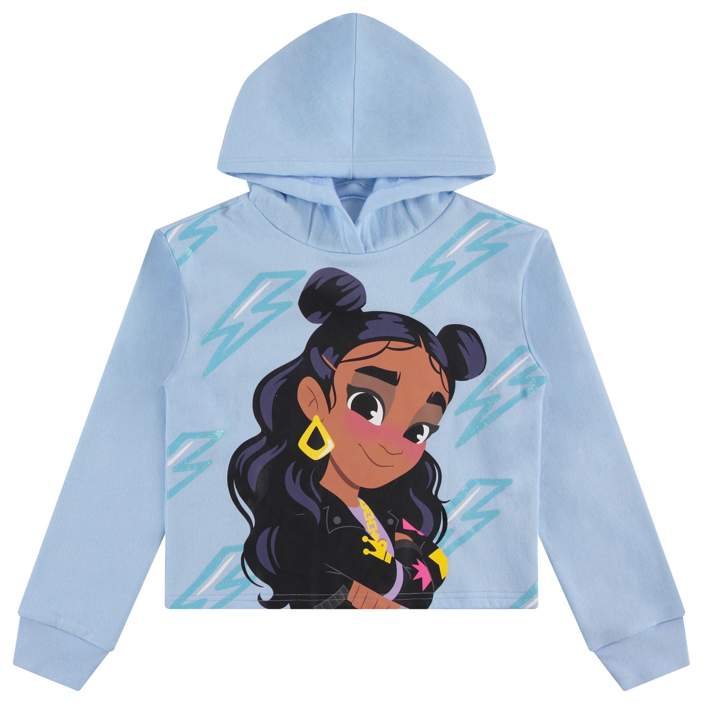 Girls Nickelodeon That Girl Lay Lay Pullover Hoodie and Shorts Clothing Set - Little and Big Girl Sizes 4-16