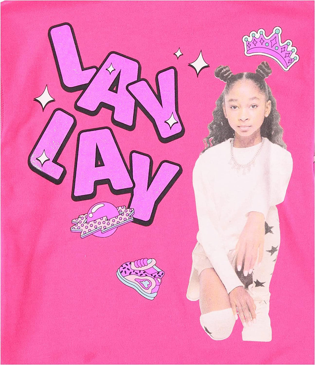 Nickelodeon That Girl Lay Lay Girls Free Style Sweatshirt -That Girl LAYLAY Pullover Sweatshirt- Sizes 4-16