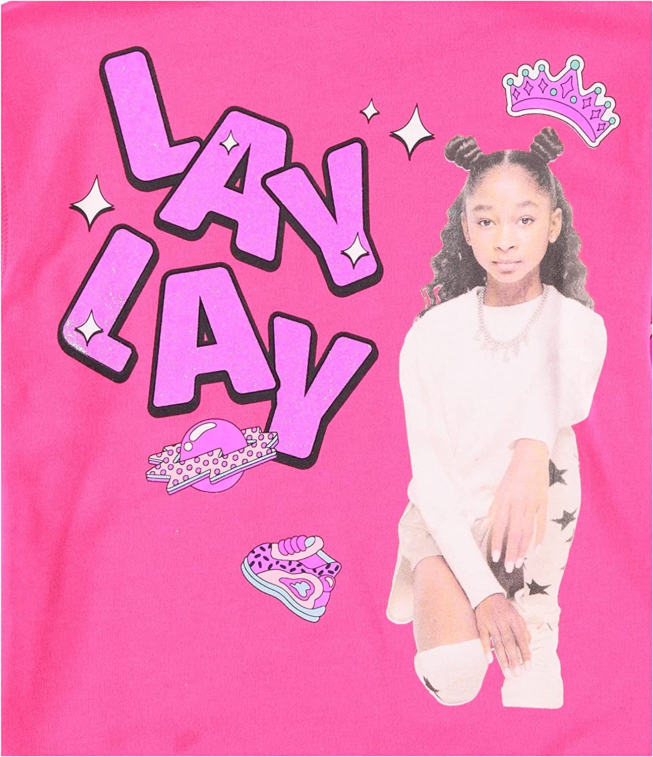 Nickelodeon That Girl Lay Lay Girls Free Style Sweatshirt -That Girl LAYLAY Pullover Sweatshirt- Sizes 4-16