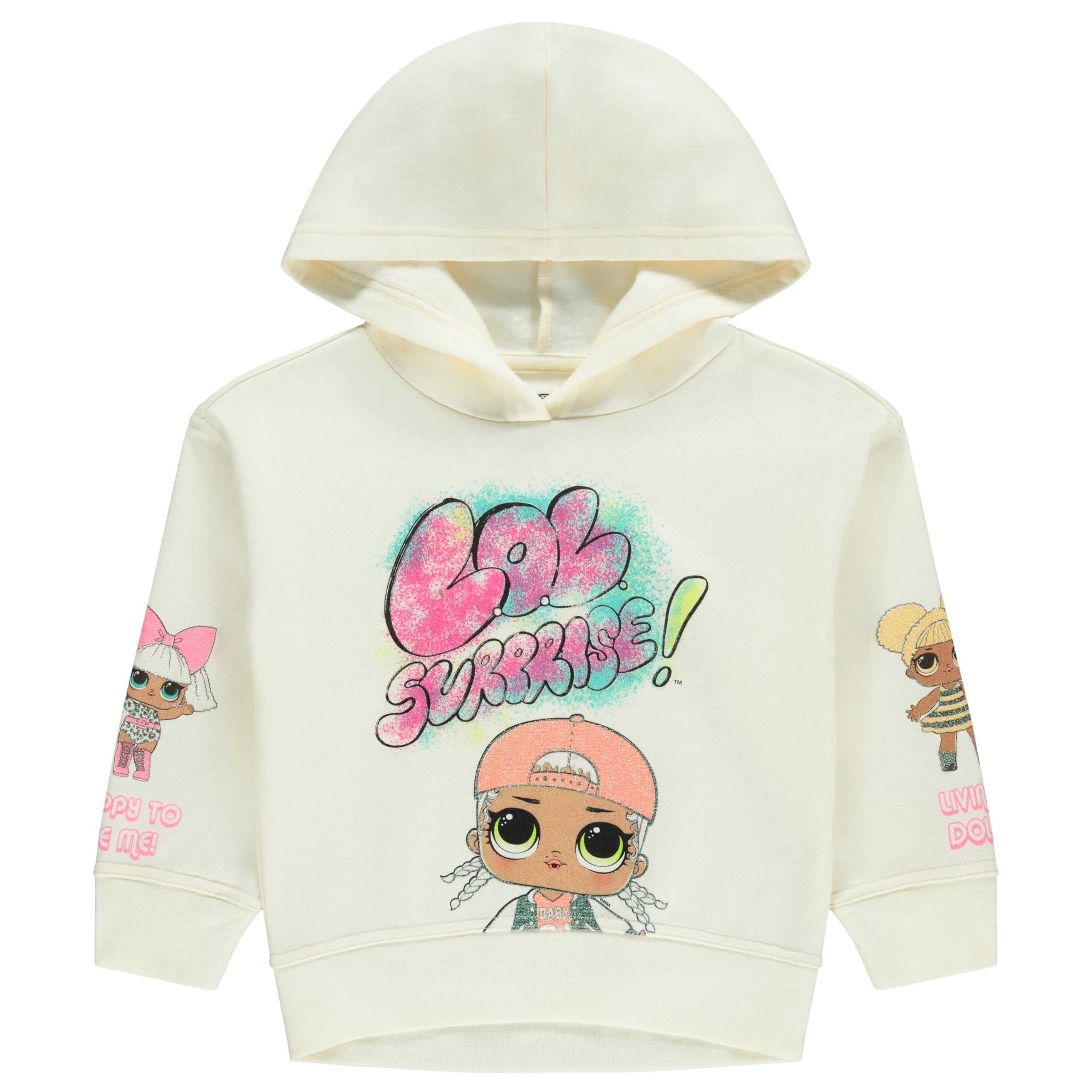L.O.L. Surprise! Girls Pullover Hoodie and Jogger Clothing Set - Sizes 4-16