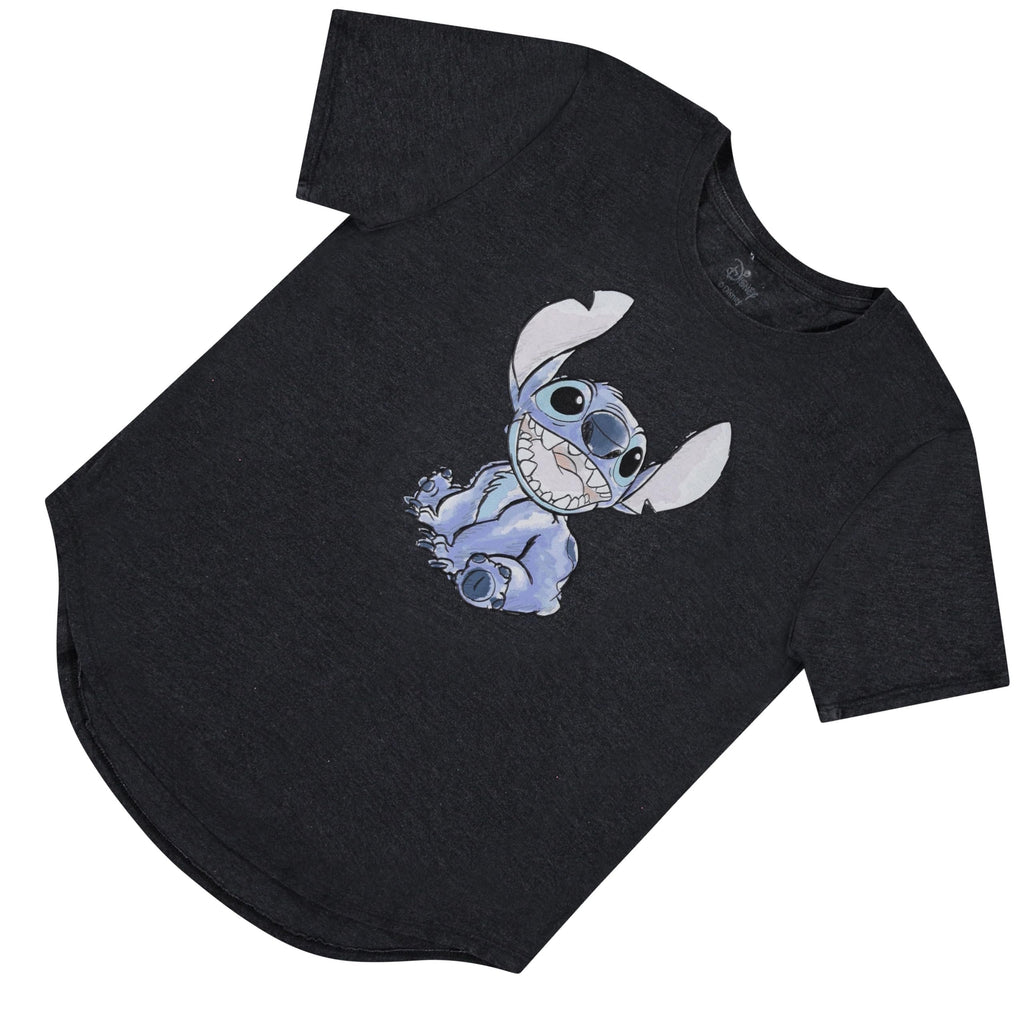 Disney Junior Lilo and Stitch Short Sleeve T-Shirt- Junior Ladies Sizes XS-3XL