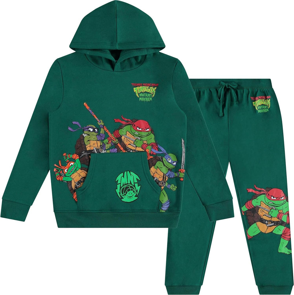 Teenage Mutant Ninja Turtles Pullover Hoodie and Jogger Sweatpants Set, Little and Big Boys Sizes 4-20