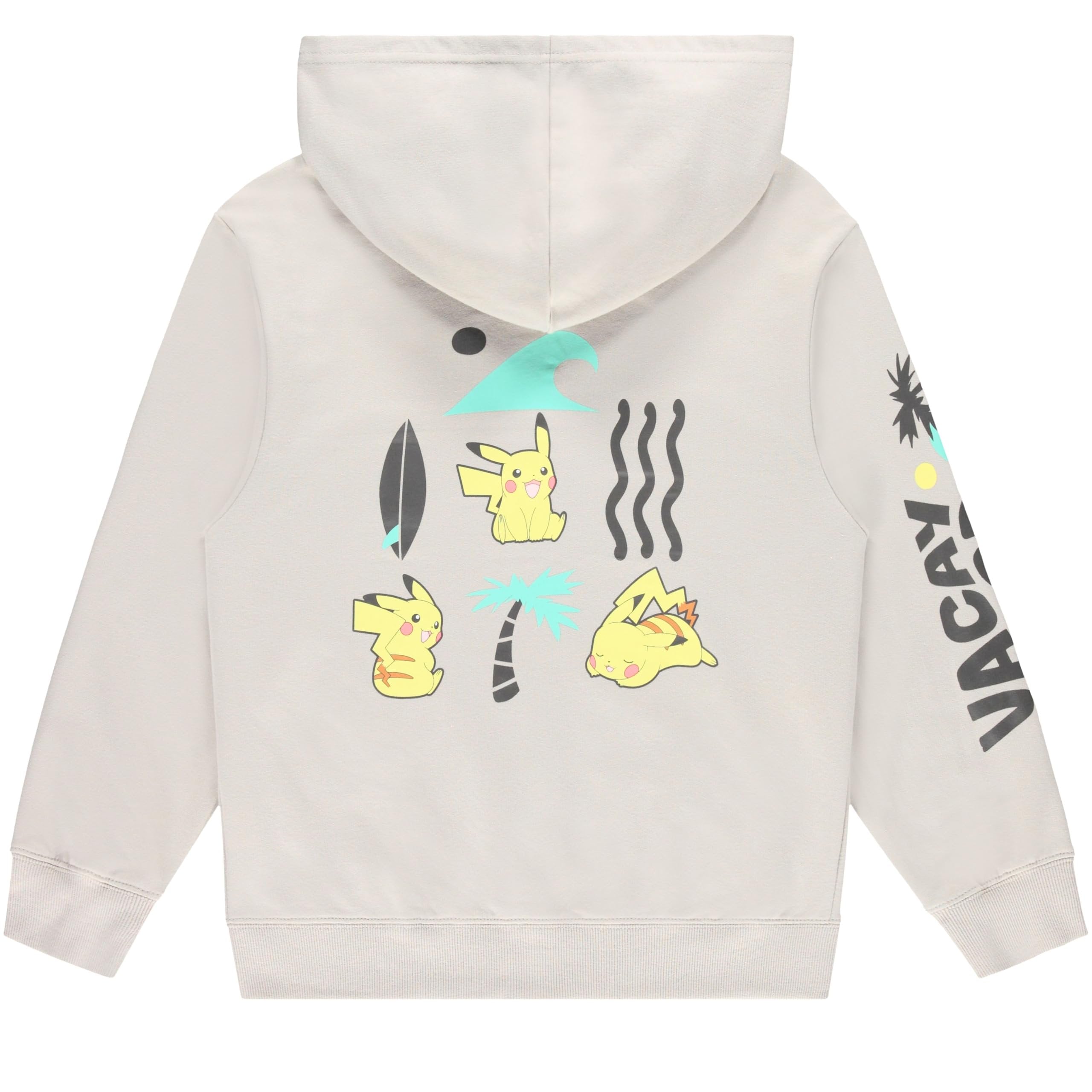Pokemon Boys Lightweight Hoodie and Shorts Set – Pikachu Kids 2 Piece Outfit - Sizes XS-M
