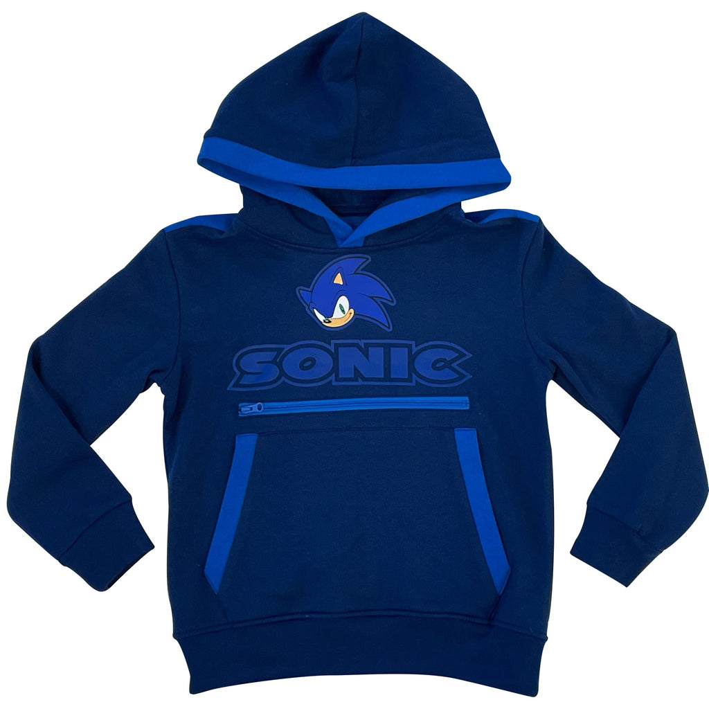 Sonic The Hedgehog Boys Graphic Hoodie and Jogger Pants 2-Piece Outfit Set- Sizes 4-20