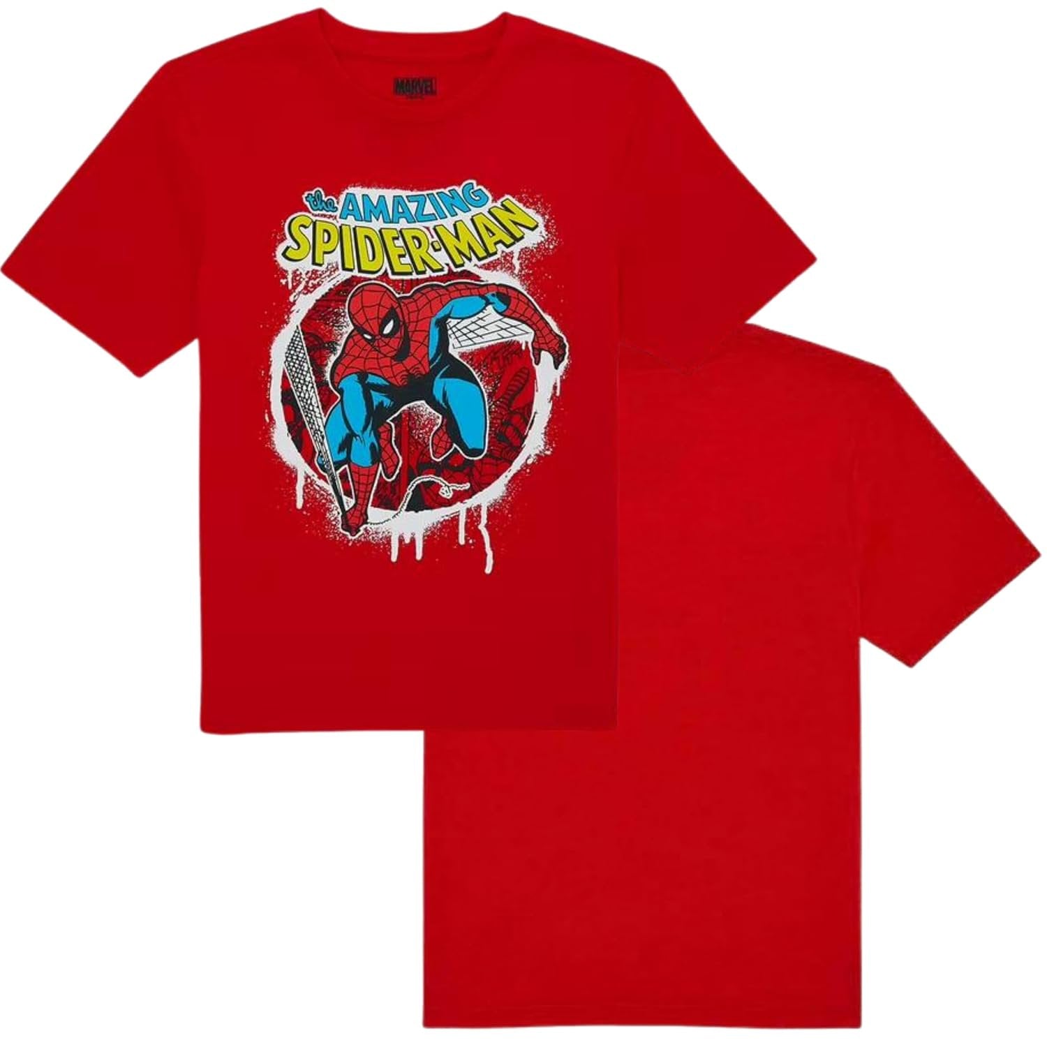 Marvel The Amazing Spider-Man Boys Short Sleeve Graphic T-Shirt, Sizes 4-18