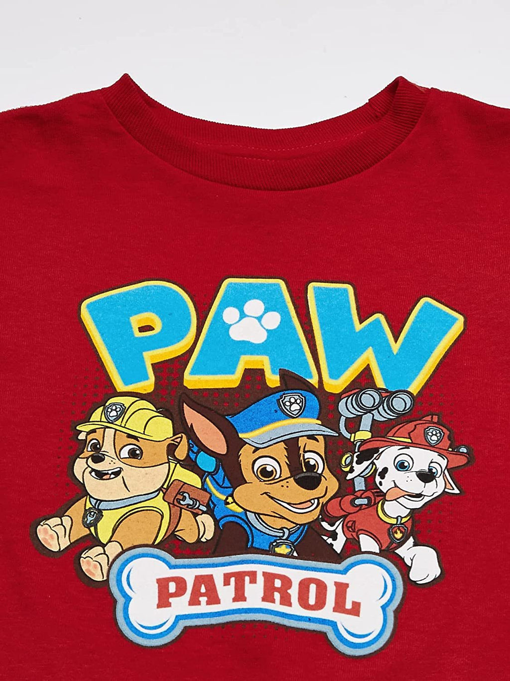 Paw Patrol Boys Short Sleeve T-Shirt-Chase, Marshall, Rubble, Zuma, Rocky-Nick Jr