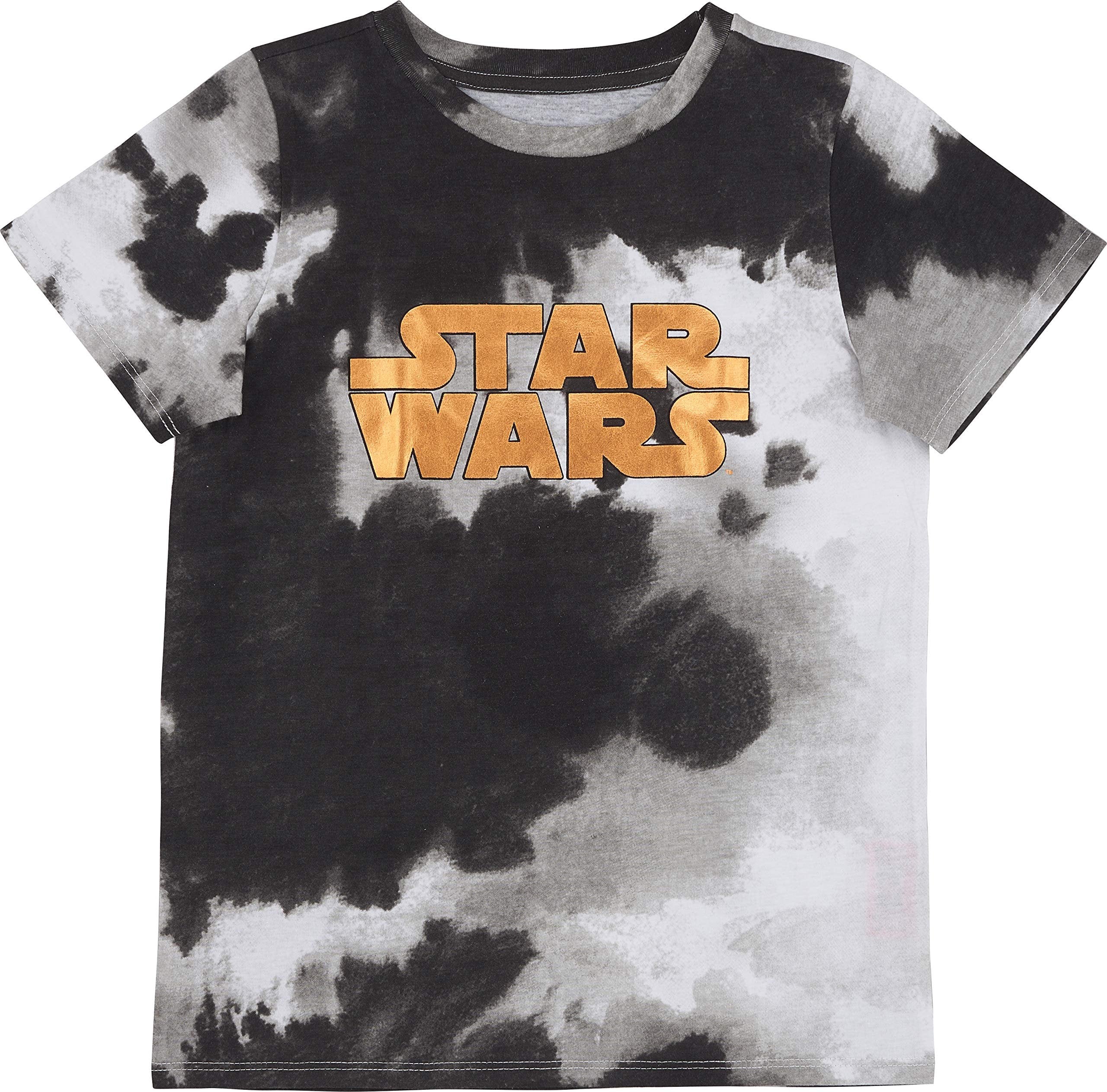 Star Wars Girls' T-Shirt (Large-12/14, Star Wars Logo)
