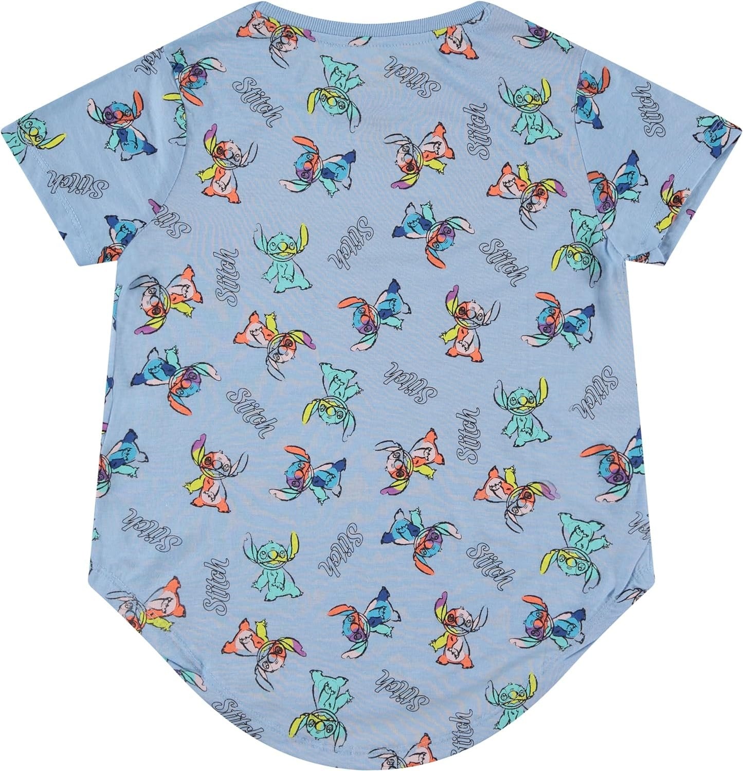 Disney Lilo and Stitch Girls Short Sleeve T-Shirt- Stitch Girls Tee Sizes 4-16