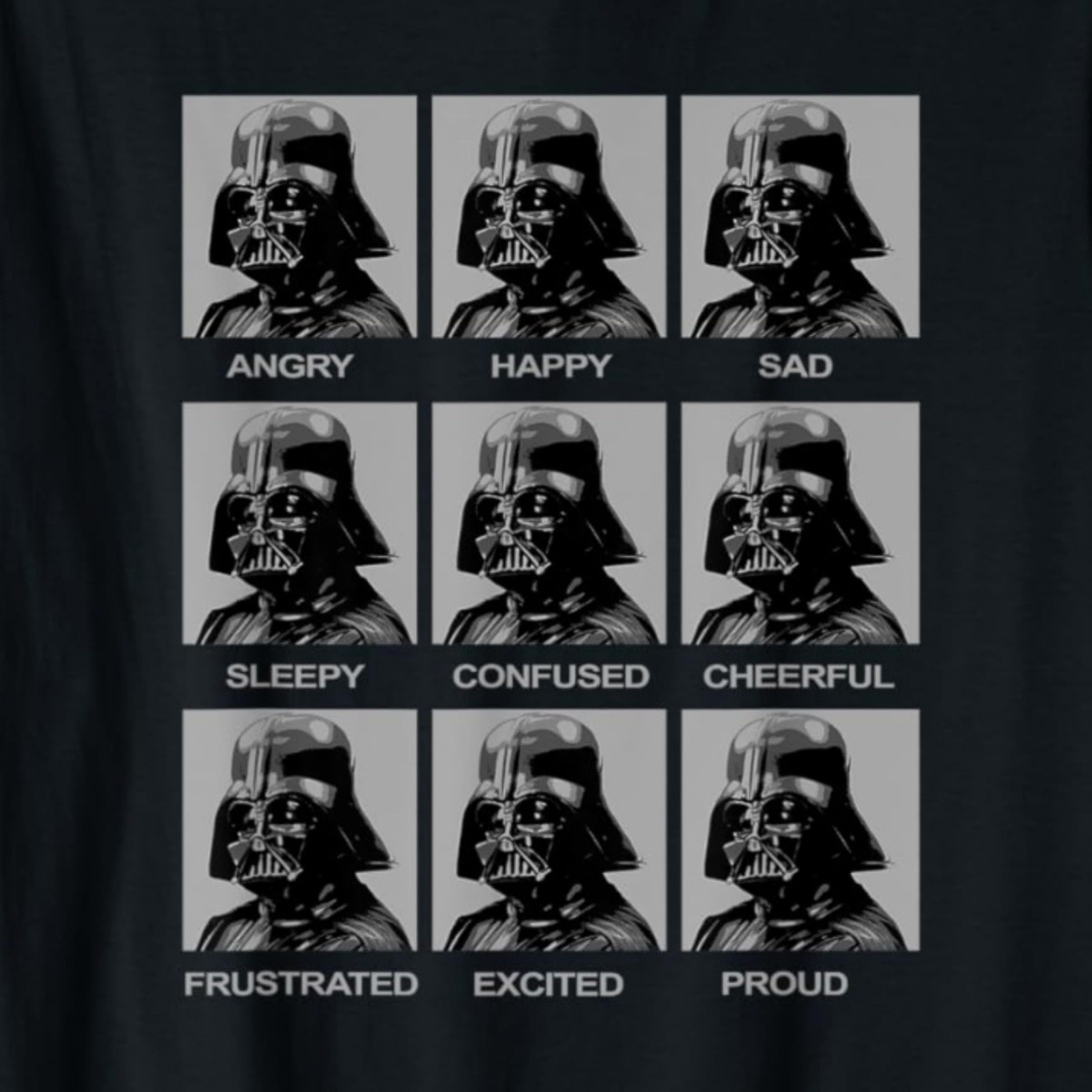 STAR WARS Boys' Darth Vader & Mandalorian Short Sleeve Crewneck T-Shirt – Sizes XS-XL