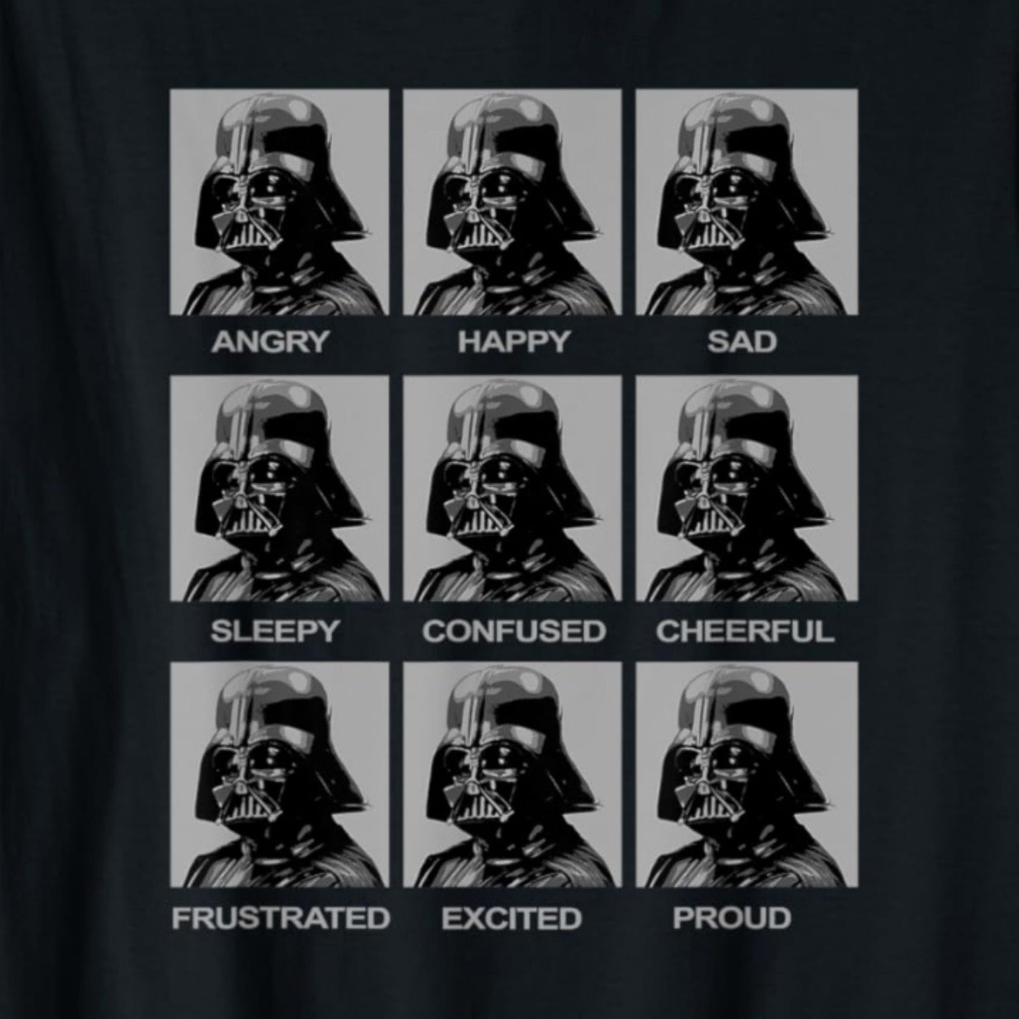 STAR WARS Boys' Darth Vader & Mandalorian Short Sleeve Crewneck T-Shirt – Sizes XS-XL