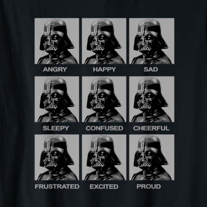 STAR WARS Boys' Darth Vader & Mandalorian Short Sleeve Crewneck T-Shirt – Sizes XS-XL
