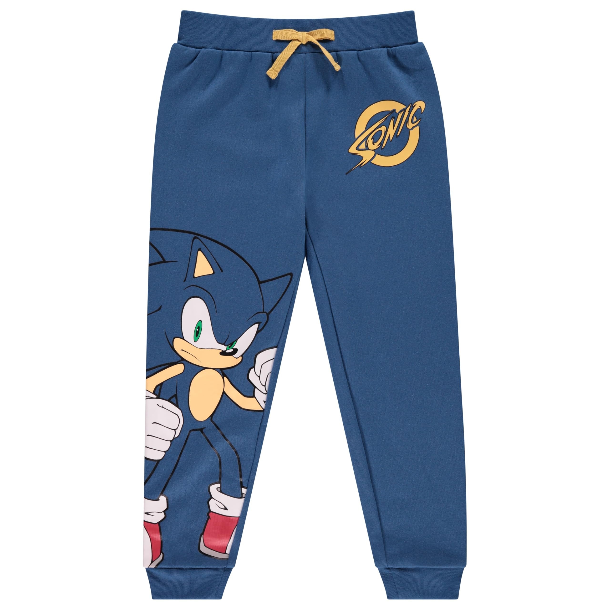 Sonic The Hedgehog Boys Graphic Hoodie and Jogger Pants 2-Piece Outfit Set- Sizes 4-20