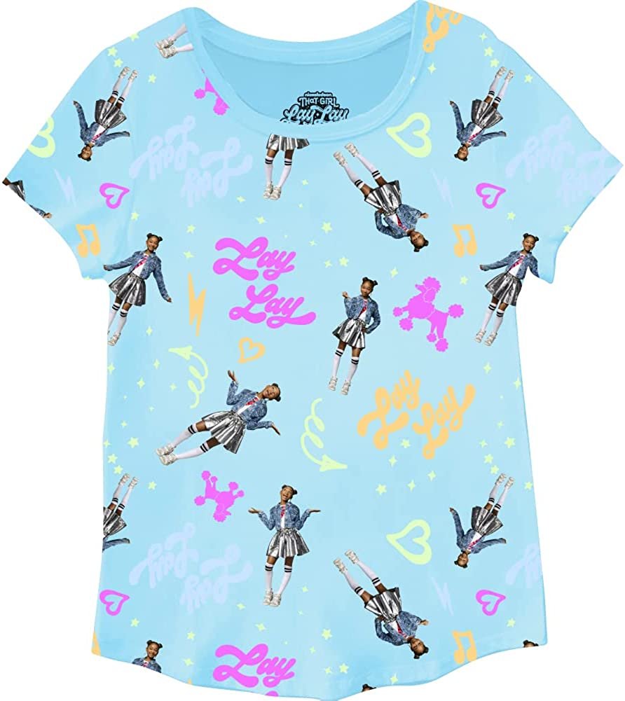 Girls' That Girl Lay Lay T-Shirt - Lay Lay Short Sleeve 2 Pack Bundle T-Shirt Sizes 4-16
