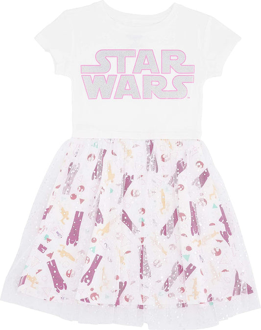 Star Wars Baby Yoda Girls' Little Tulle Costume Dress- Sizes 4-16 - The Mandalorian The Child Bassinet Portrait