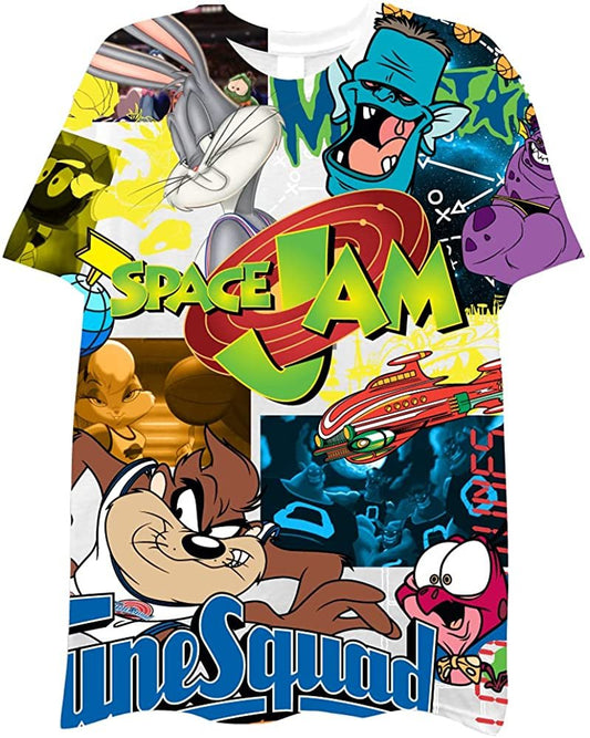 Men's Space Jam A New Legacy Short Sleeve T-Shirt- Looney Tunes Tune Squad Bugs Bunny T-Shirt