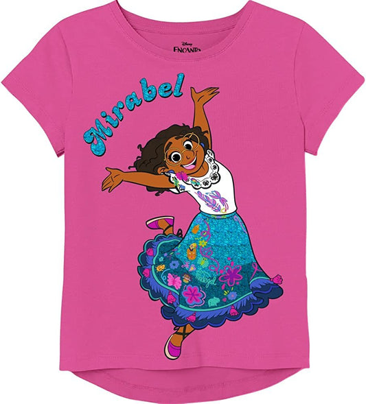 Disney Girls' Encanto Sisters Mirabel, Isabela, Luisa T-Shirt