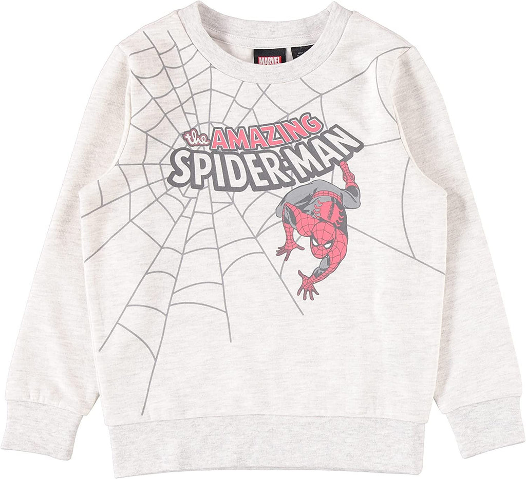 Marvel Spiderman Boys’ 2 Pack Fleece Sweatshirt Jogger Pants Set For Toddler Boys- Sizes 2T-5T