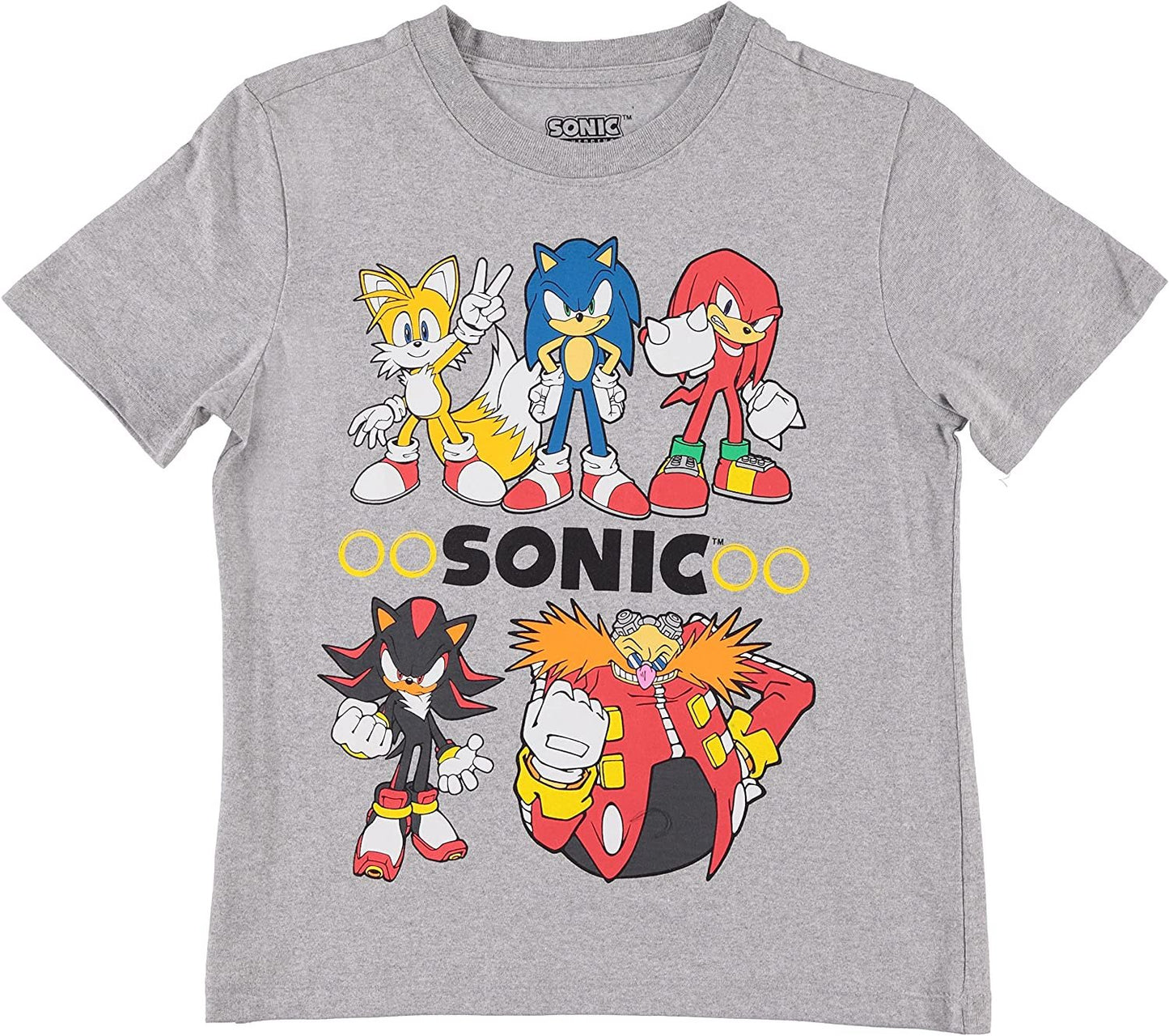 SEGA Boys' Sonic The Hedgehog Varsity Jacket & Tee Bundle Set