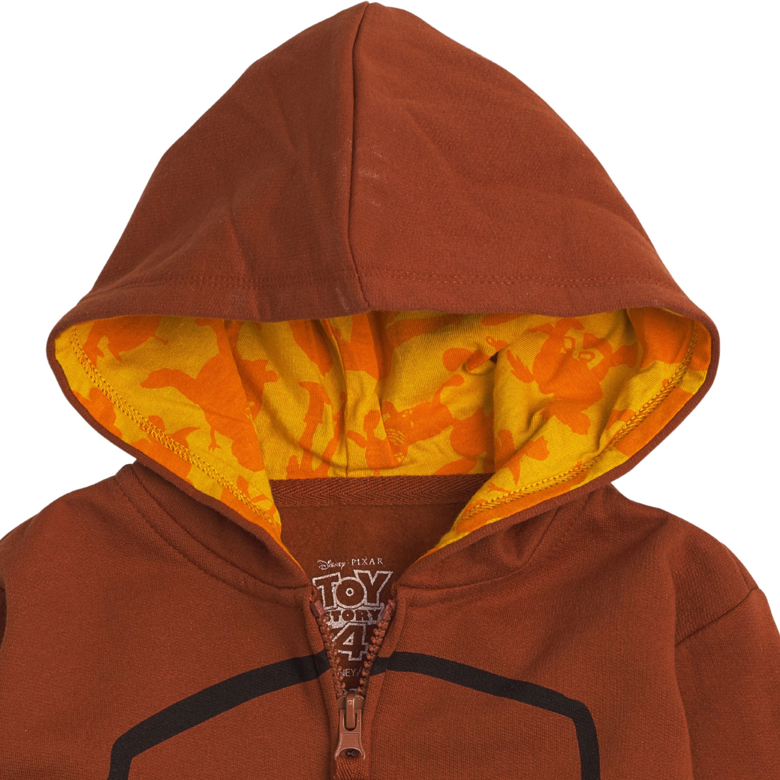 Disney Toy Story Big Face Zip Up Character Hoodies - Buzz Lightyear, Sheriff Woody - Boys, Girls, Unisex Sizing