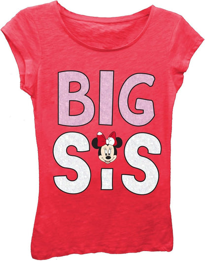 Disney Mickey and Minnie Mouse Siblings T-Shirt- Little Dude/Little Dudette