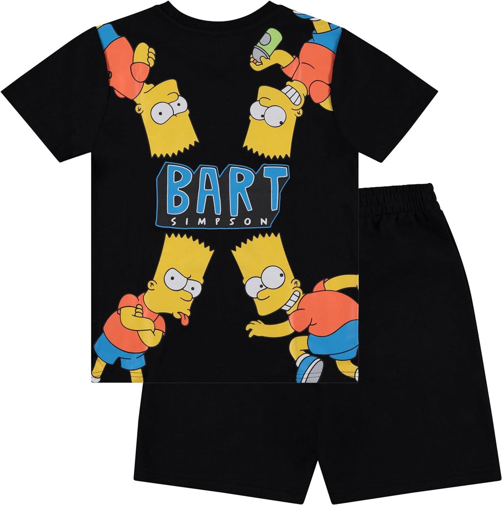 The Simpsons Boy's Bart T-Shirt and Shorts Bundle Clothing Set- Little and Big Boys Bart Simpson Sizes 4-20