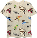 Boys Avatar Short Sleeve T-Shirt - Avatar The Last Airbender T-Shirt- Sizes 8-20